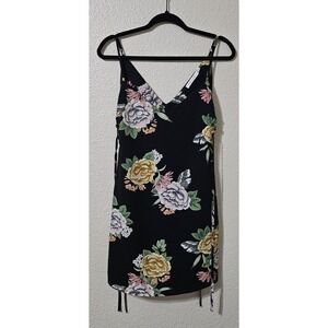 Bishop + Young Enchanted Garden Shift Dress Size XS Lace Up Sides Spring/Summer
